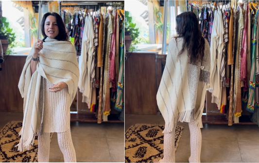 Ruanas de lana de merino y chaquetas afganas, fondos de armario esenciales para los días más fríos de otoño e invierno