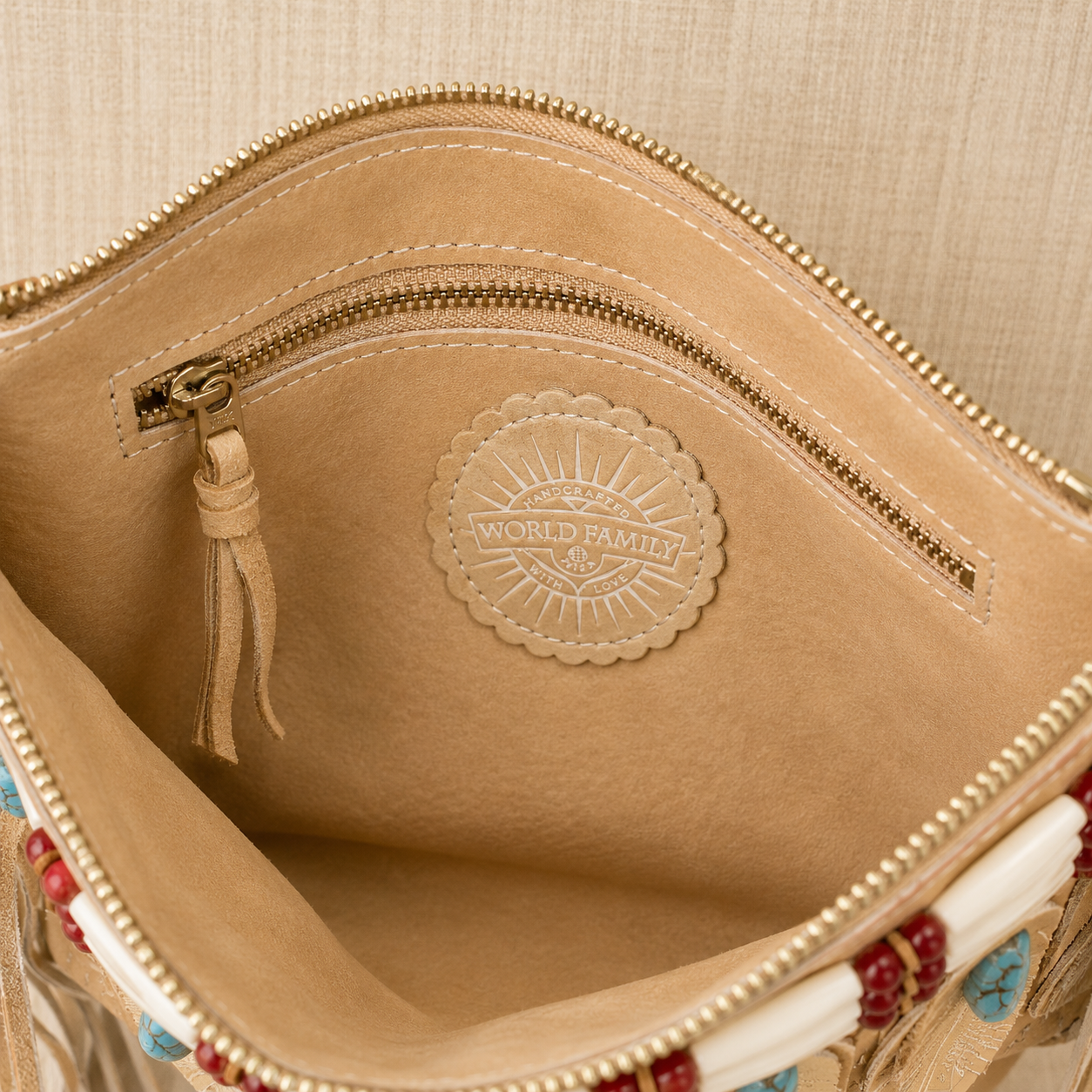 Feather Clutch - World Family Ibiza