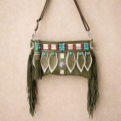 Feather Clutch - World Family Ibiza