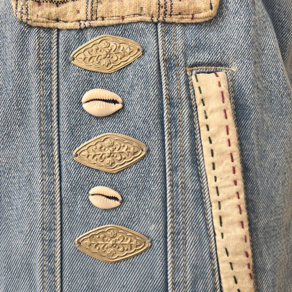 Chaleco Jeans Tribal - World Family Ibiza