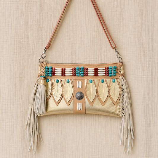 Feather Clutch - World Family Ibiza