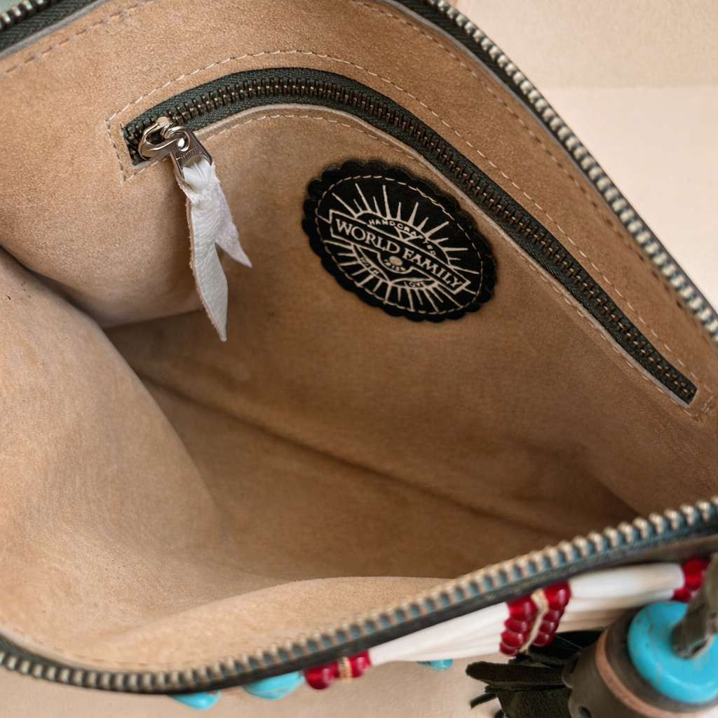 Feather Clutch - World Family Ibiza