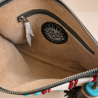 Feather Clutch - World Family Ibiza