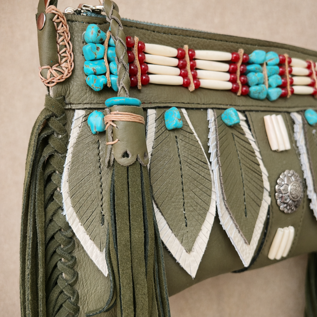 Feather Clutch - World Family Ibiza