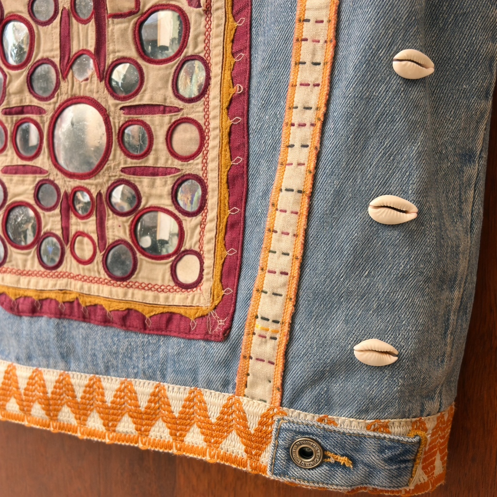 Chaleco Jeans Tribal - World Family Ibiza