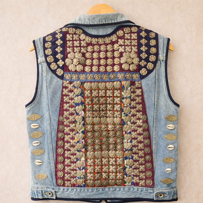 Chaleco Jeans Tribal - World Family Ibiza