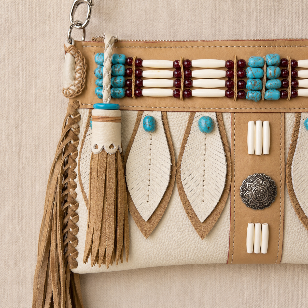 Feather Clutch - World Family Ibiza