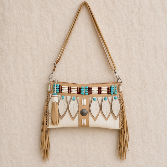 Feather Clutch - World Family Ibiza