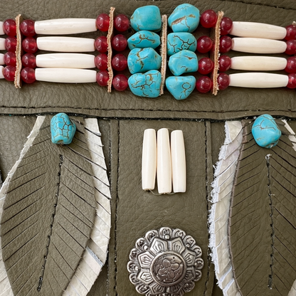 Feather Clutch - World Family Ibiza