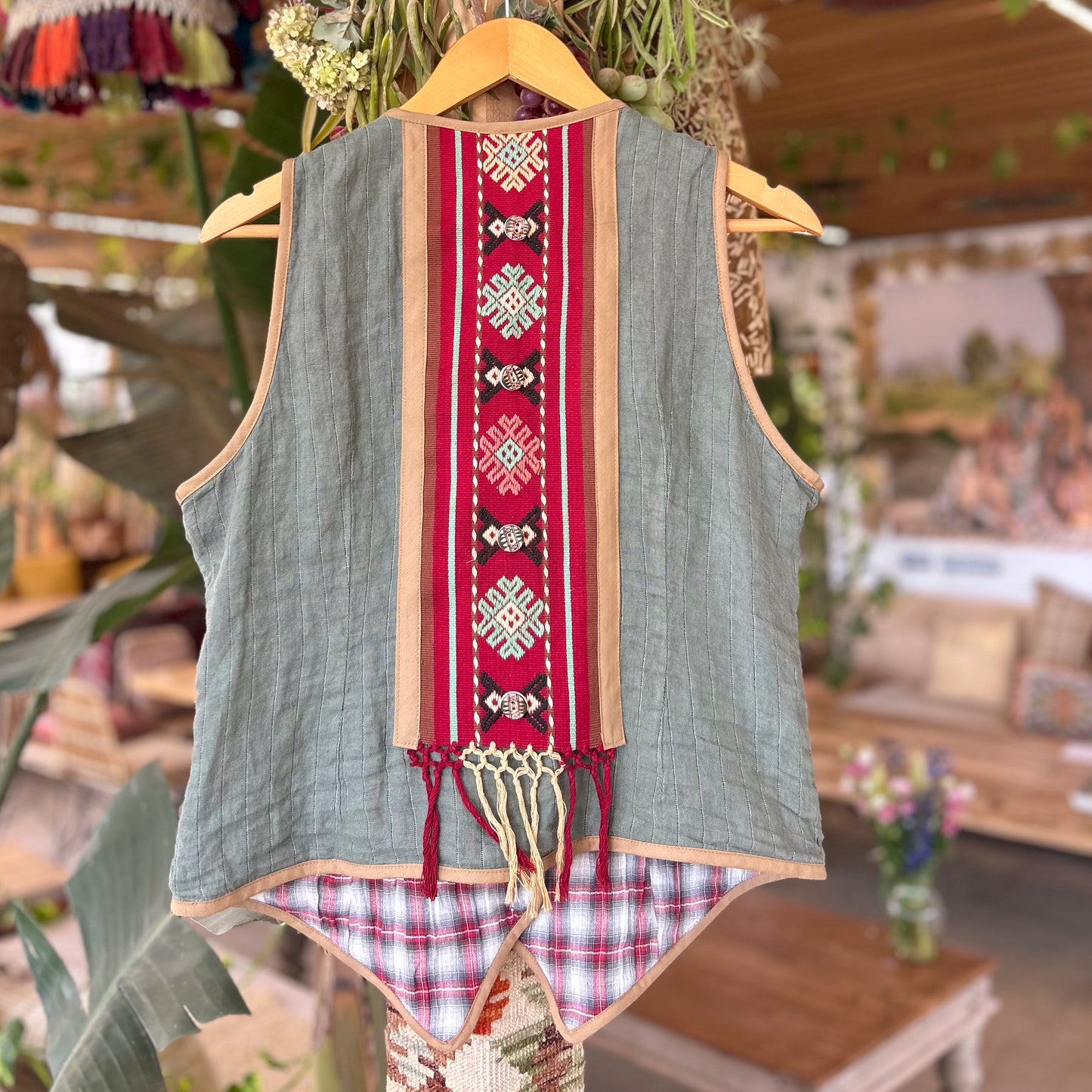 Chaleco Lino - World Family Ibiza