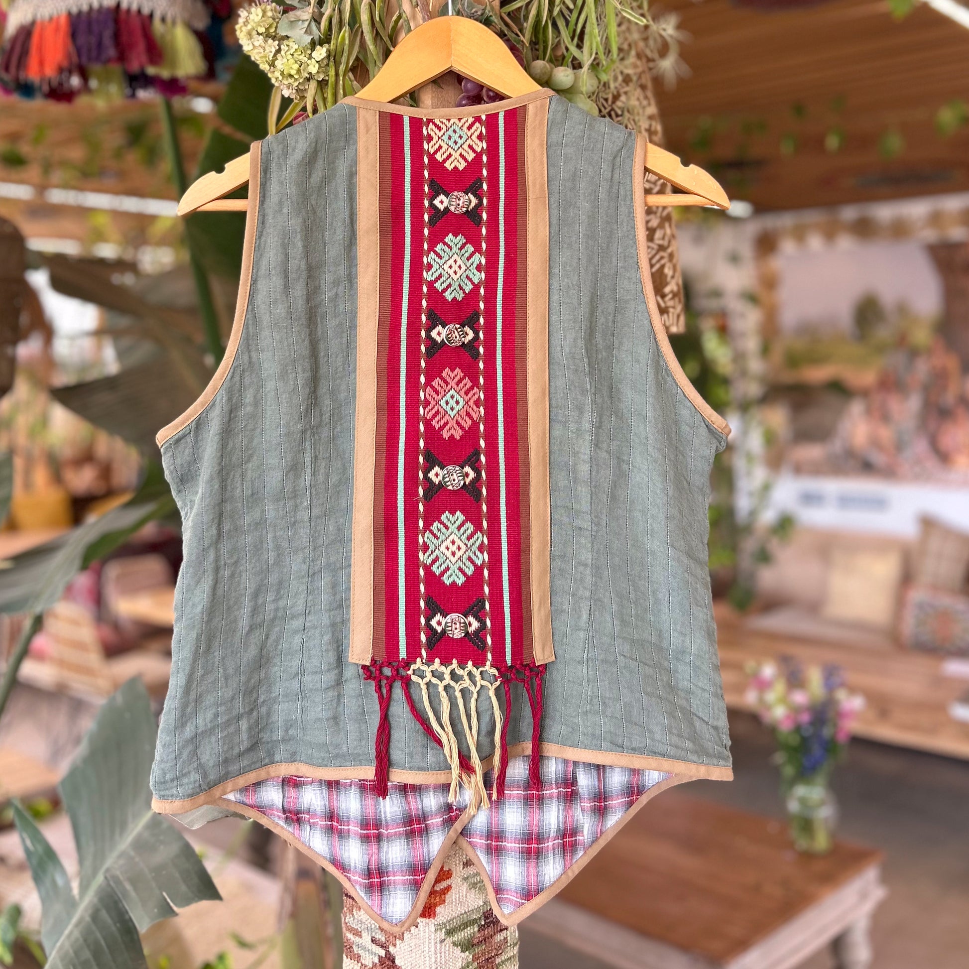 Chaleco Lino - World Family Ibiza