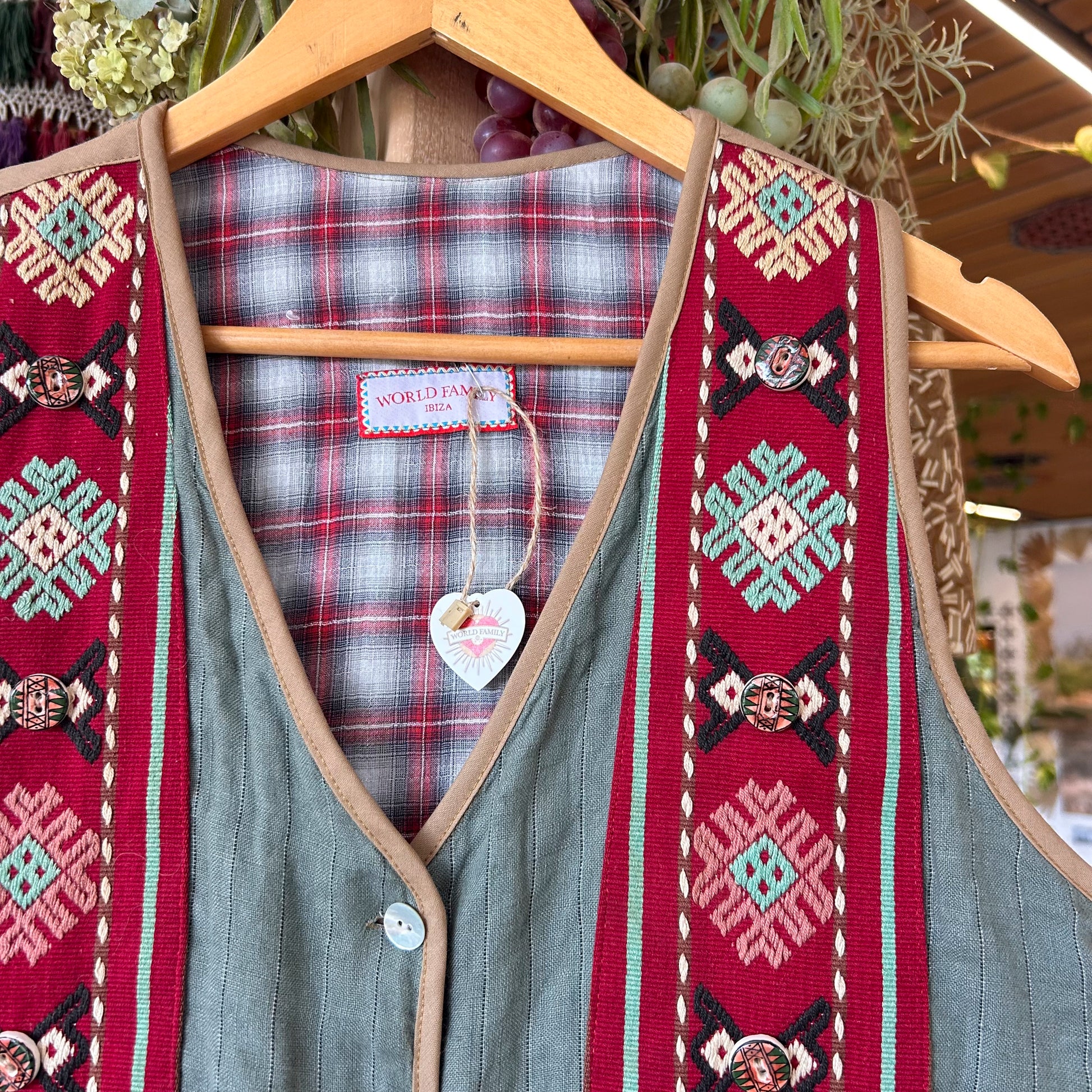 Chaleco Lino - World Family Ibiza