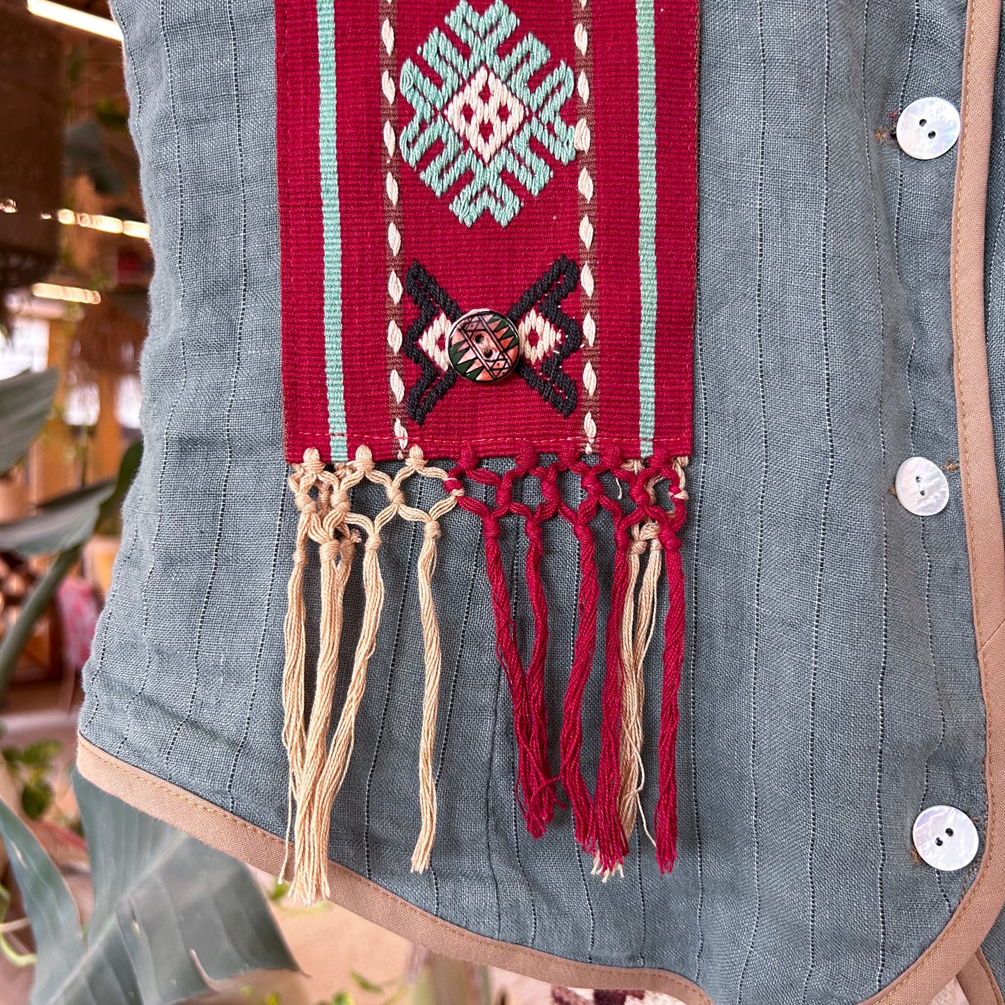 Chaleco Lino - World Family Ibiza