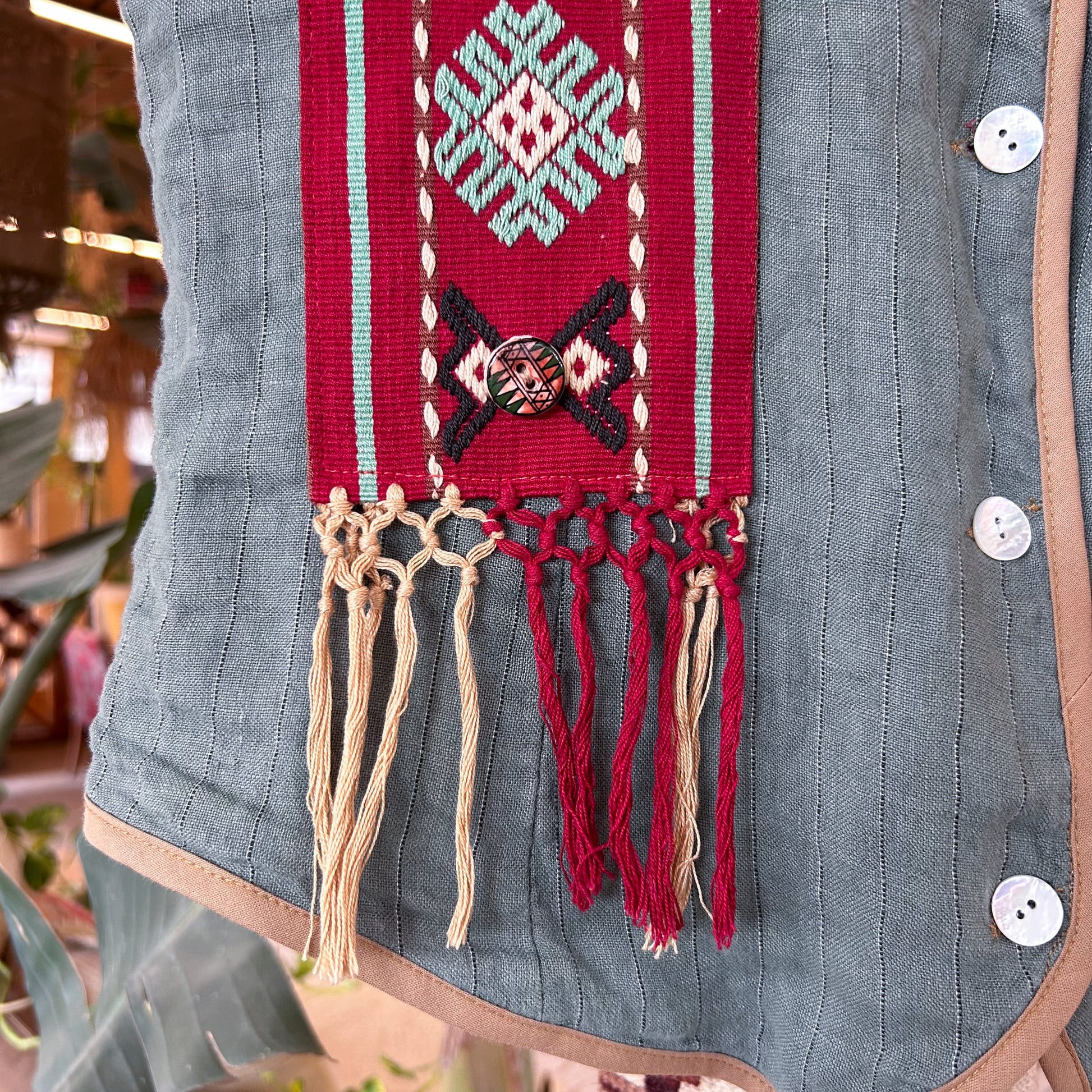 Chaleco Lino - World Family Ibiza