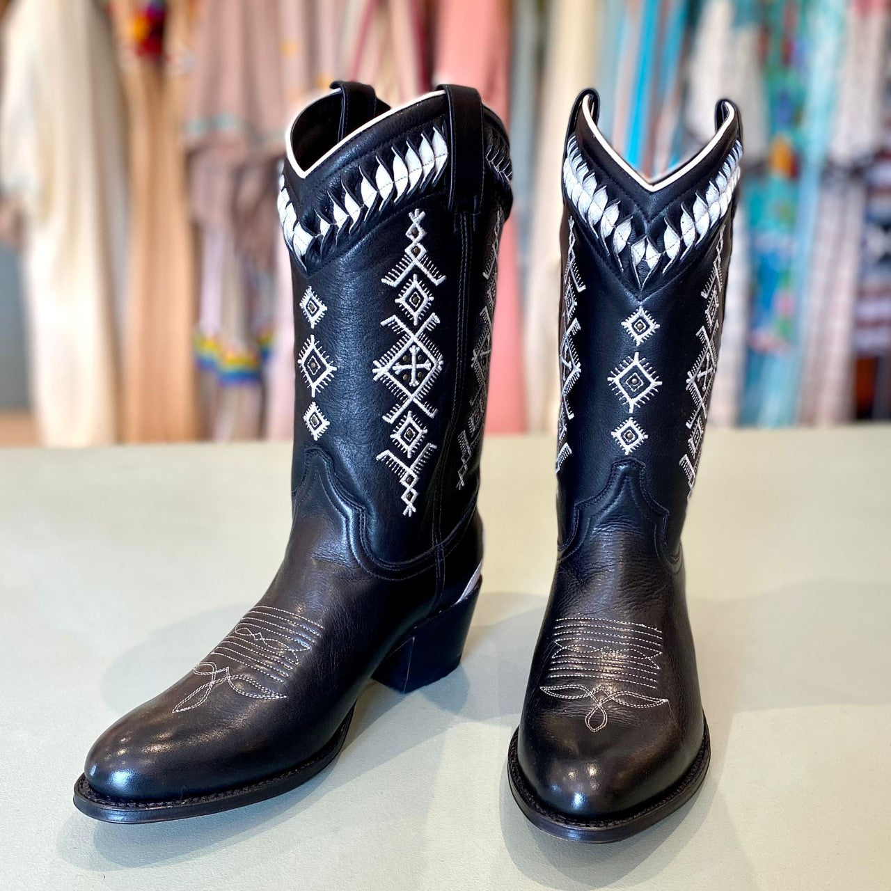 Berber Cowboy Boots - Black - World Family Ibiza