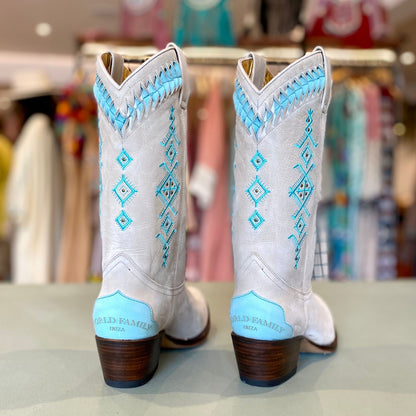 Berber Cowboy Boots - Off White - World Family Ibiza